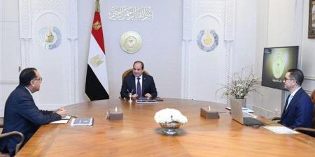 الرئيس السيسي يعقد اجتماعا مع رئيس الوزراء ووزير الاستثمار والتجارة الخارجية - صوت العرب