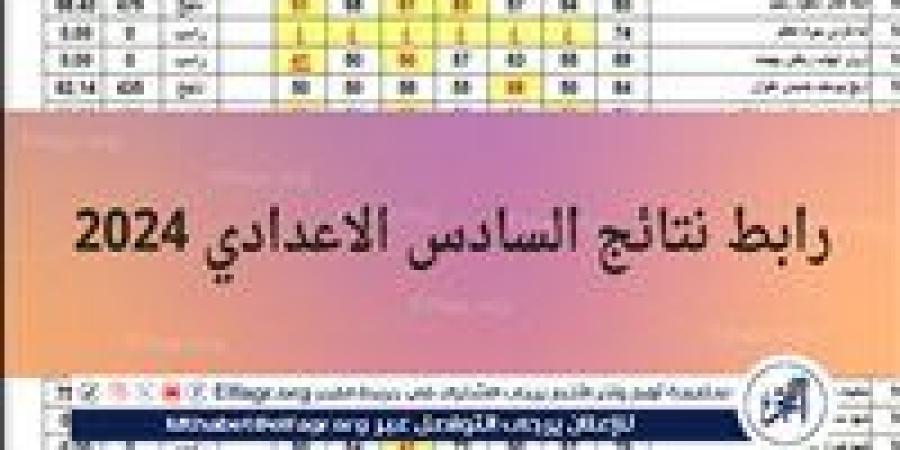 عاجل - نتائج السادس الاعدادي الدور الثالث 2024 في العراق عبر موقع نتائجنا PDF - صوت العرب