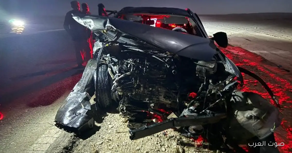 سيارة إسماعيل الليثي اتدمرت تمامًا بعد حادث سير مؤسف