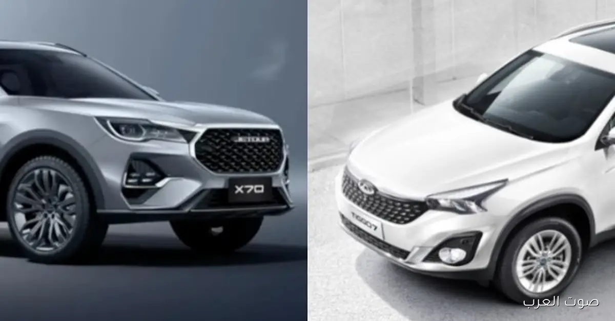 أي واحدة أحسن.. مقارنة بين جيتور X70 وشيرى تيجو 7 2026؟