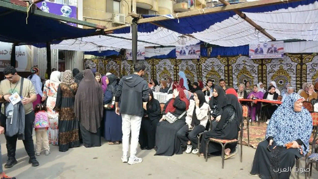 توافد كبير من المواطنين، خصوصًا الستات، على لجان انتخابات مجلس النواب في بولاق الدكرور