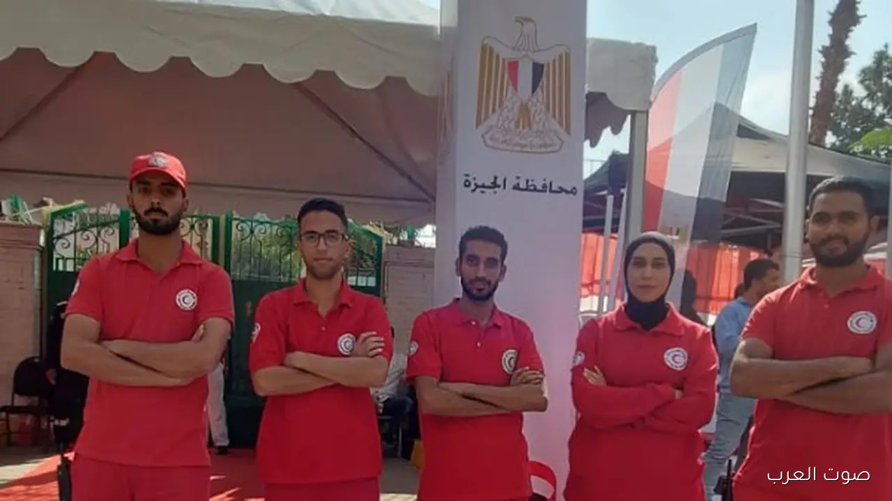 الهلال الأحمر يزور لجان جمال عبدالناصر في المهندسين عشان يوفر الدعم الطبي للمواطنين