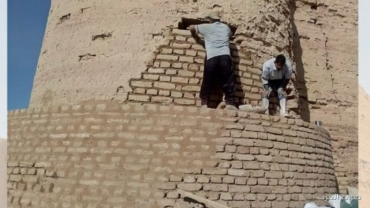 قلعة دير المنيرة في الخارجة ترجع لجمالها القديم