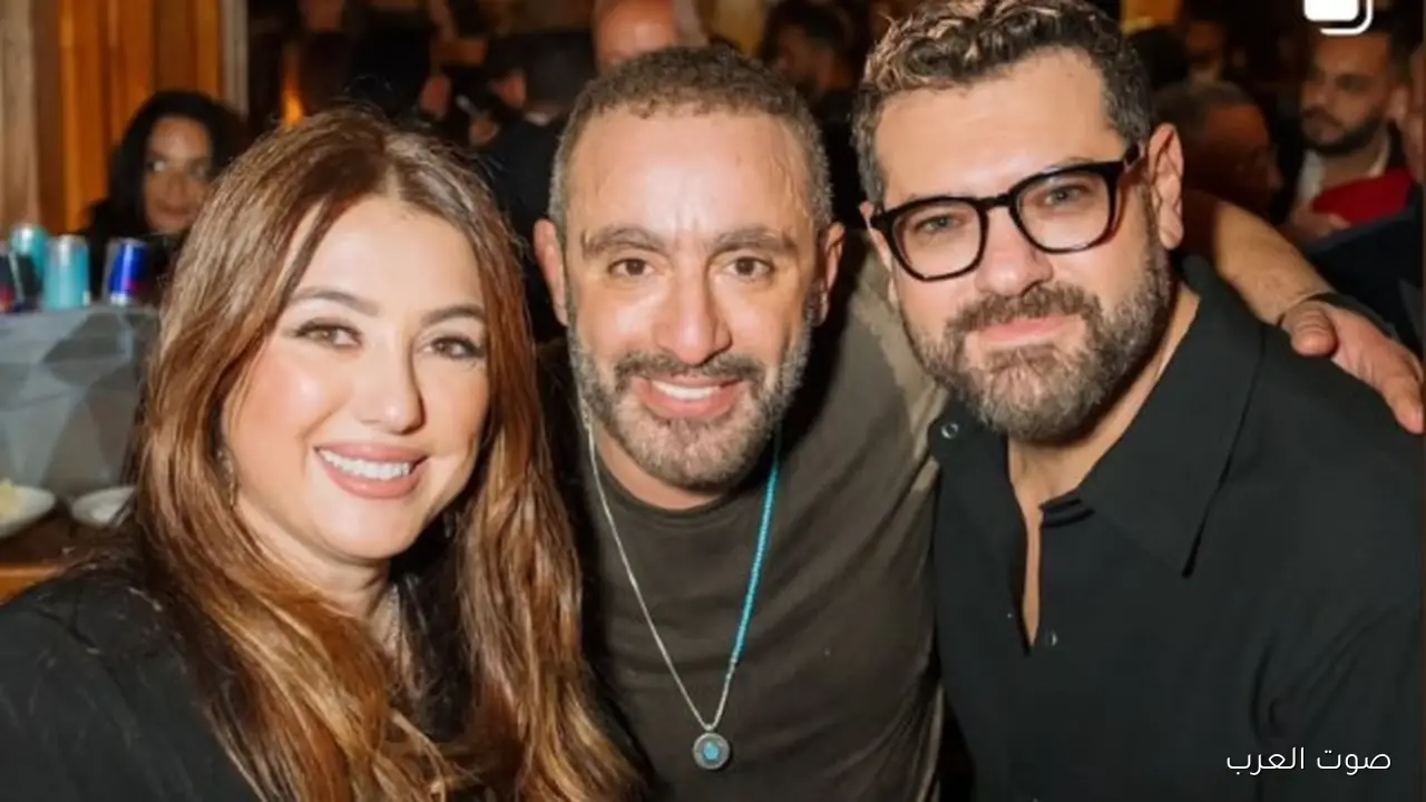 كندة علوش تبعت رسالة لأحمد السقا مع جوزها