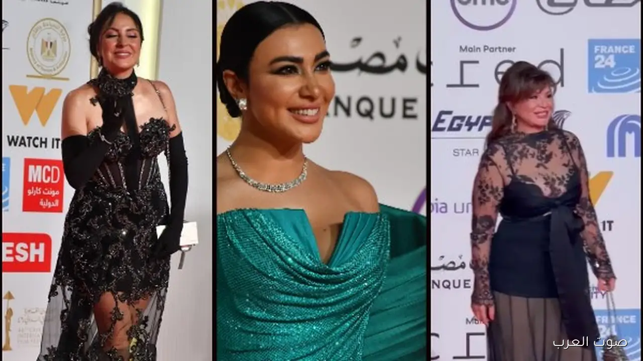 100 صورة للنجوم على السجادة الحمراء في مهرجان القاهرة السينمائي.. الألبوم موجود