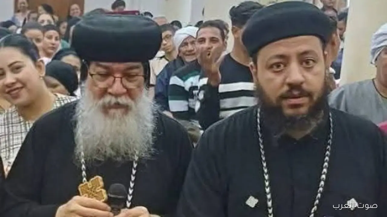 الأنبا مكاريوس يحضر احتفالات كنيسة الشهيد مارجرجس في ههيا بالمنيا