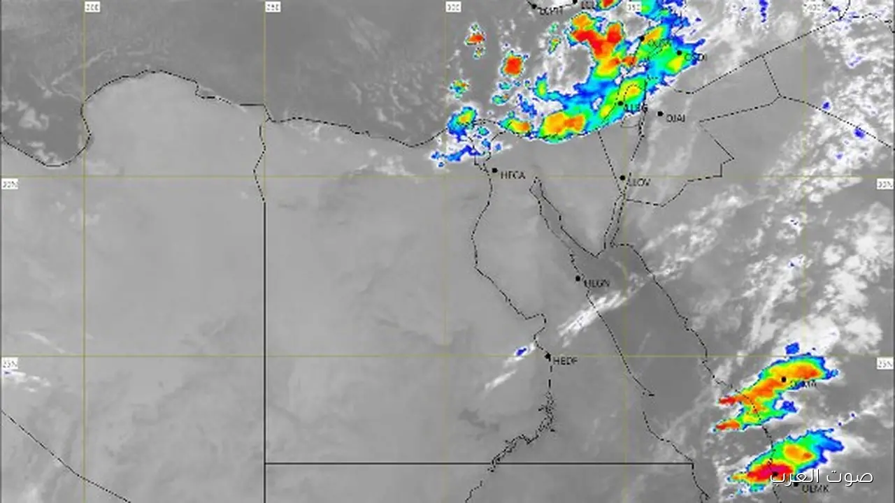 المنخفض الجوي بيتحرك للشرق.. أمطار ورعد في المحافظات دي بعد شوية
