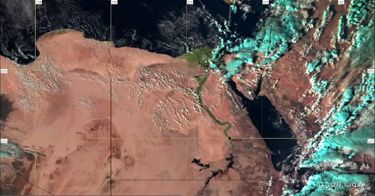 أمطار شديدة جاية.. الأرصاد: منخفض جوي في طريقه للقاهرة ومدن القناة