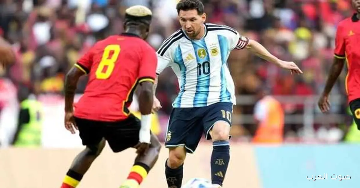 الأرجنتين تكسب أنجولا 2-0 في مباراة ودية وشيكو بانزا كان موجود