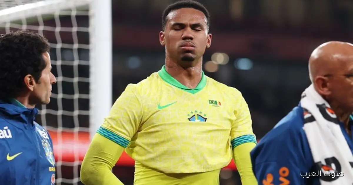 جابرييل يتصاب ويخلي أرسنال في ورطة قبل ديربي لندن ضد توتنهام