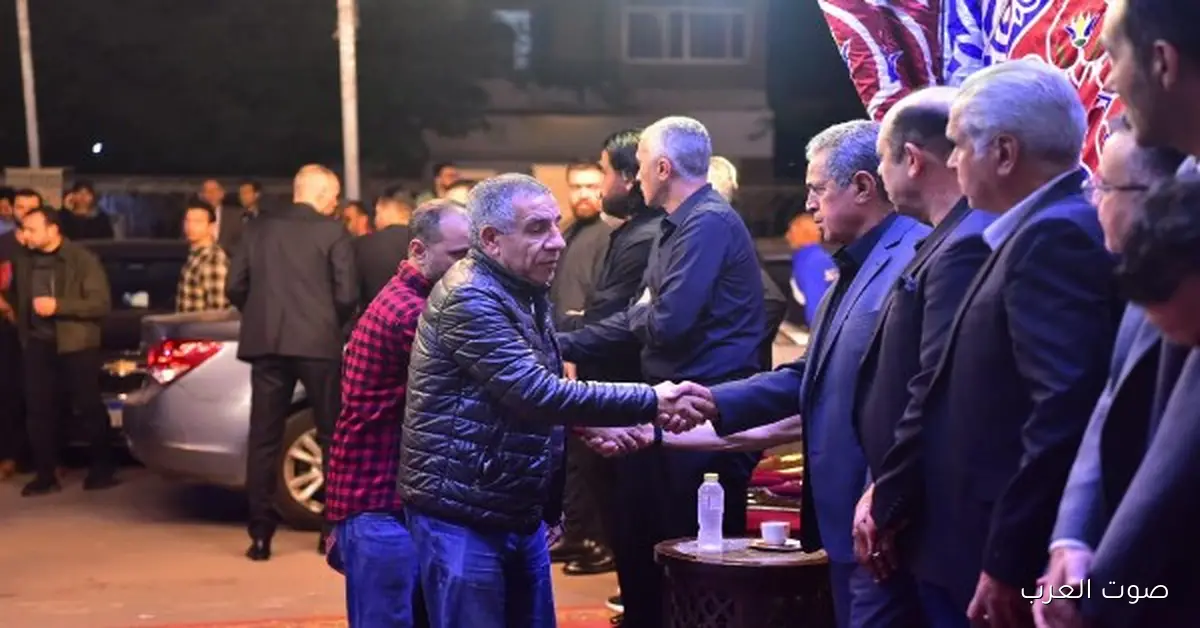 نجوم الكرة المصرية حضروا عزاء الراحل محمد صبري في نادي الزمالك