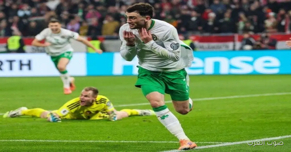 باروت يسجل هاتريك ويقود أيرلندا للتأهل للملحق لكأس العالم 2026
