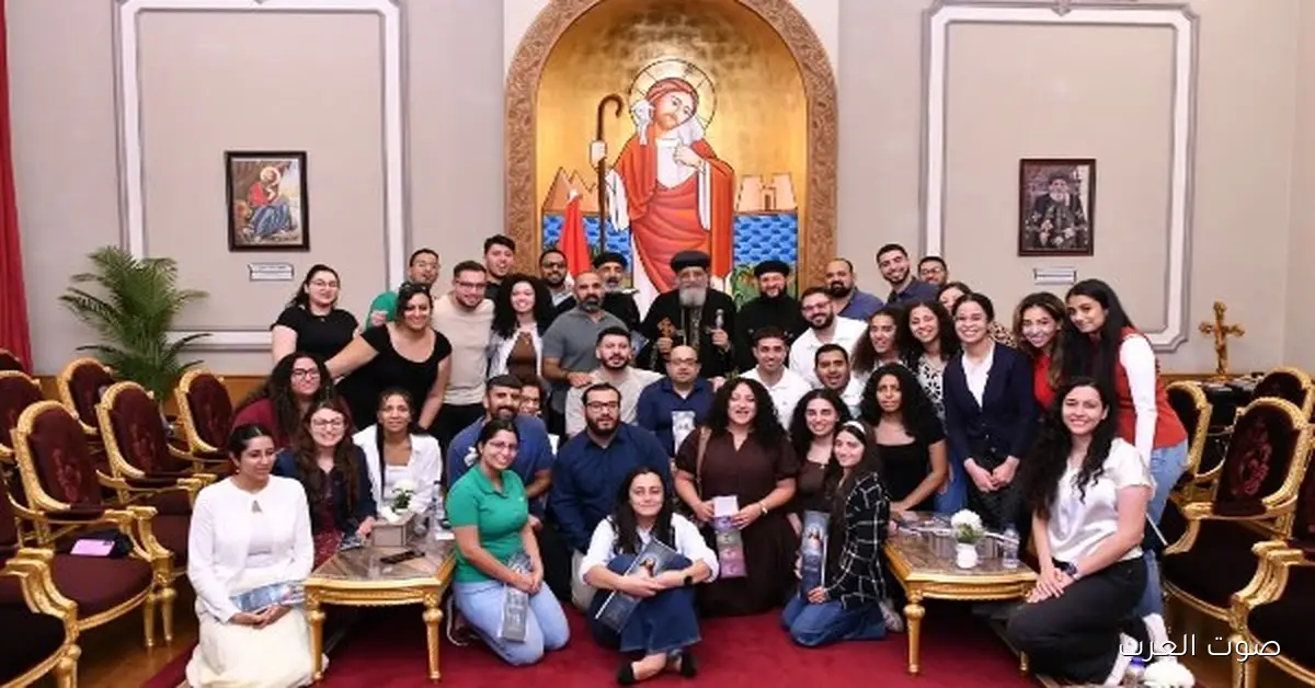 البابا تواضروس يستقبل وفود كنسية من كندا وأمريكا في المقر البابوي