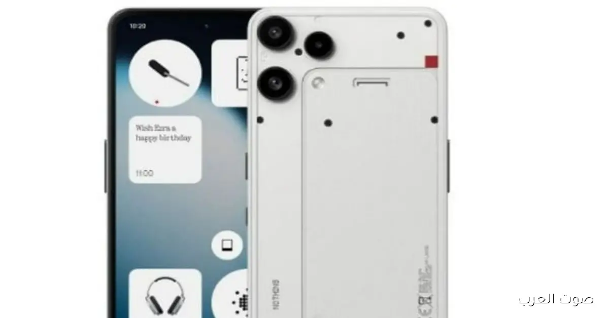 هاتف Nothing Phone (3a) Lite الاقتصادي ييجي بتصميم شفاف