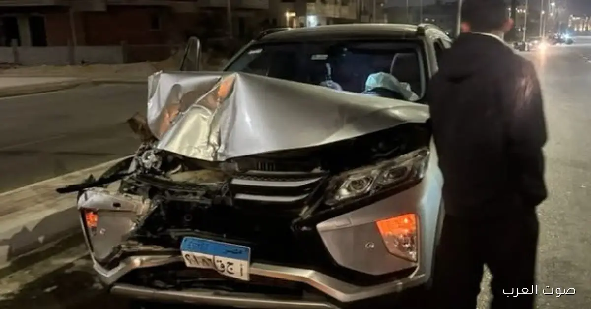 فادي خفاجة نجا من حادث سيارة بعد ما تهشمت عربيتو