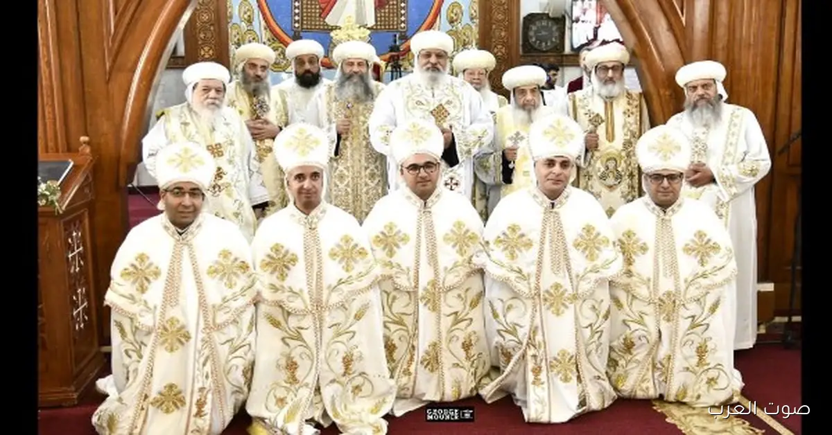 تعيين 5 كهنة جدد في إيبارشية حلوان والمعصرة بحضور عدد من المطارنة والأساقفة