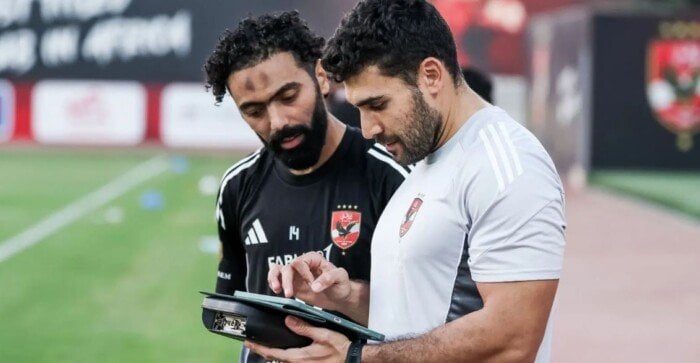 حسين الشحات في المرحلة الأخيرة من التأهيل علشان يرجع للملعب قريب