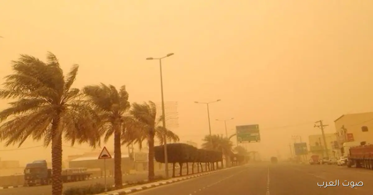 الجو بكرة.. الأرصاد تحذر من رياح هتجيب رمال وأتربة