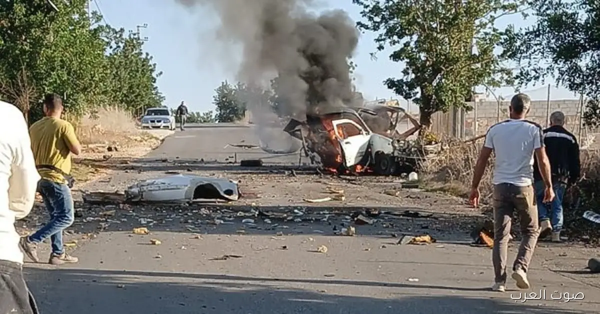 طائرات حربية إسرائيلية تضرب جنوب لبنان مرة تانية