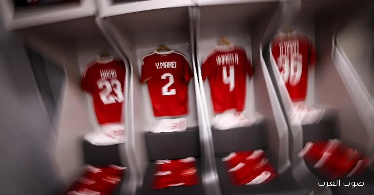 غرفة ملابس الأهلي قبل مباراة شبيبة القبائل في دوري الأبطال.. صور