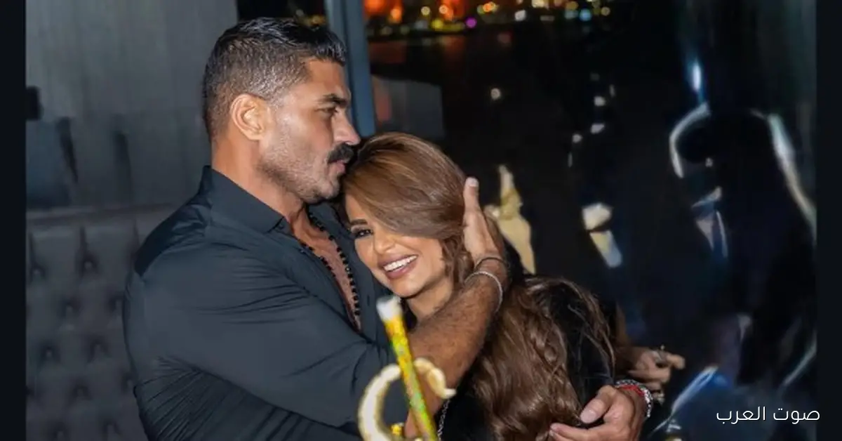 خيرية علي تحتفل بعيد ميلاد جوزها خالد سليم بكلمات حب جميلة