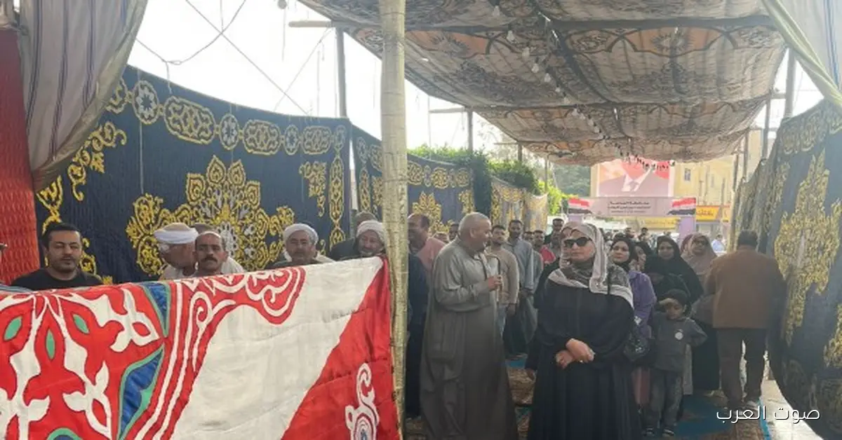 المواطنين في الشرقية بيتوافدوا على لجان الانتخابات عشان يدلوا بأصواتهم