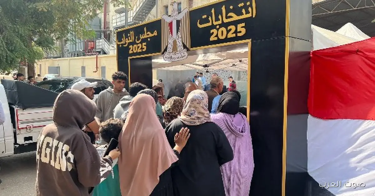 كبار السن في المعادي بيتوافدوا بشكل كبير على لجان انتخابات مجلس النواب