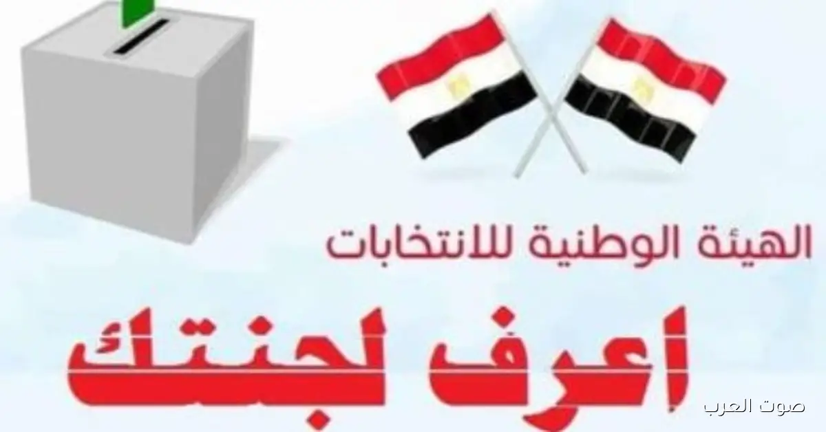اعرف لجنتك الانتخابية لبرلمان 2025 من هنا