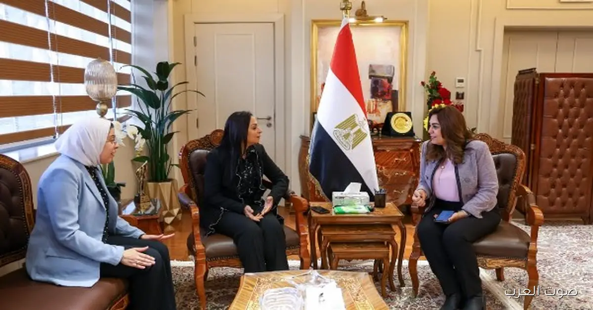 التنمية المحلية والتضامن يناقشوا دعم الهلال الأحمر للفلسطينيين في غزة