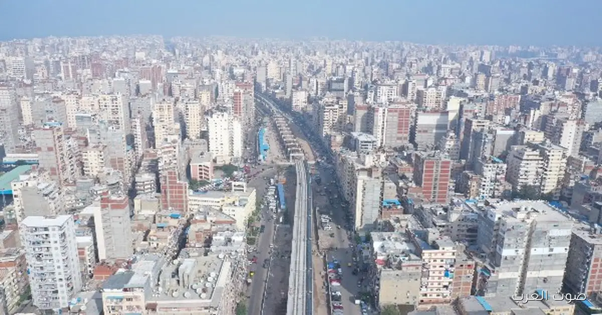 شوفوا أحدث صور جوية لتطور شغل مترو الإسكندرية