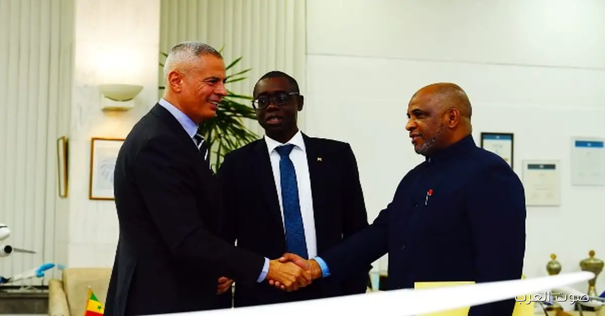 رئيس مصر للطيران قابل سفير السنغال في القاهرة
