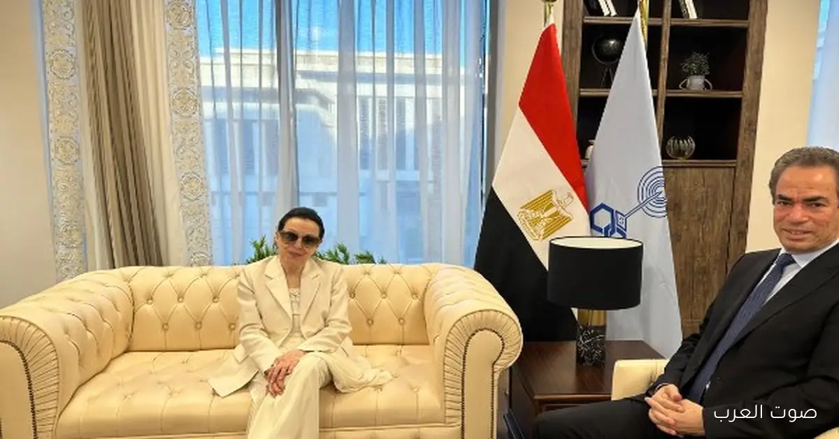 نجاة الصغيرة بتزور مدينة الثقافة والفنون ومقر الوطنية للإعلام في العاصمة الجديدة