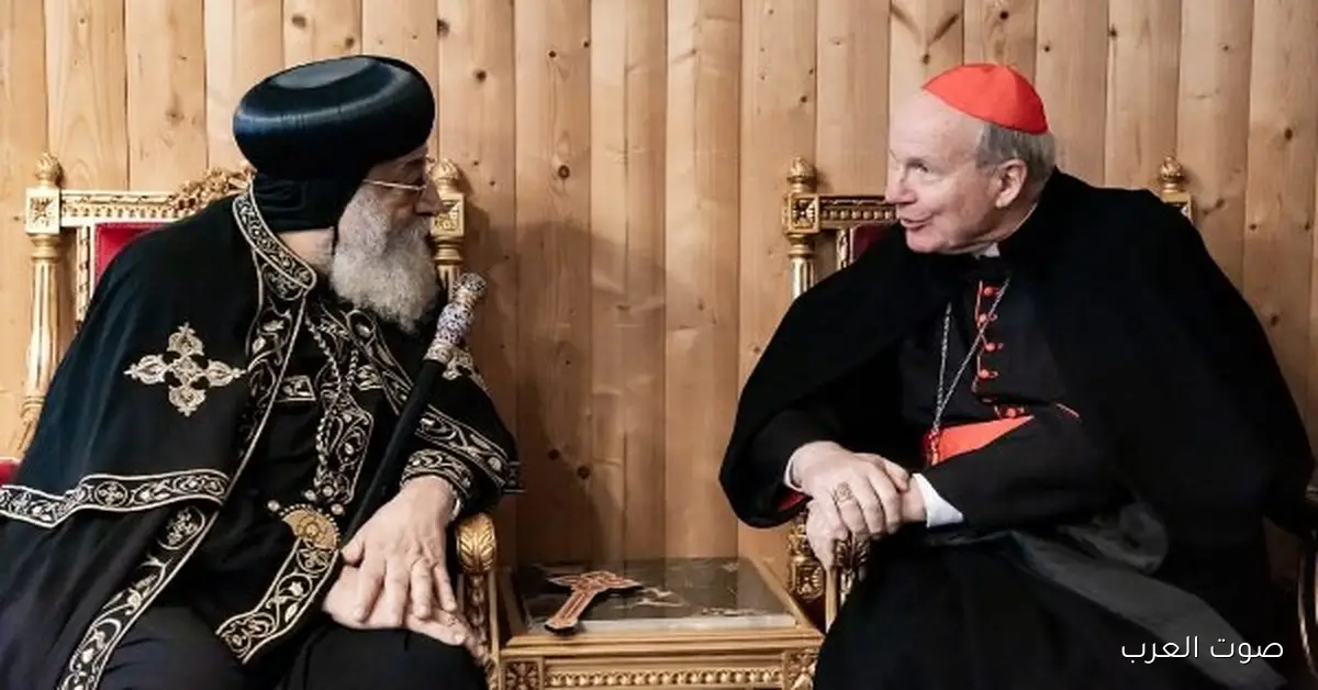 لقاء ود بين البابا تواضروس ورئيس أساقفة ڤيينا في النمسا مع صور