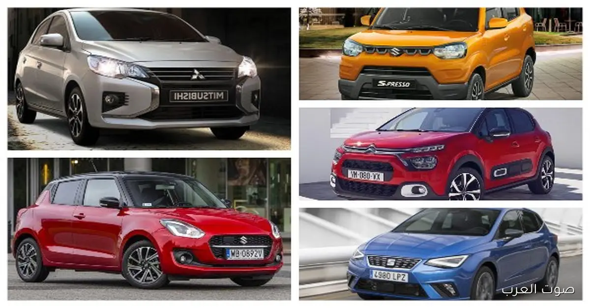 أفضل 5 سيارات هاتشباك جديدة بأسعار معقولة في مصر