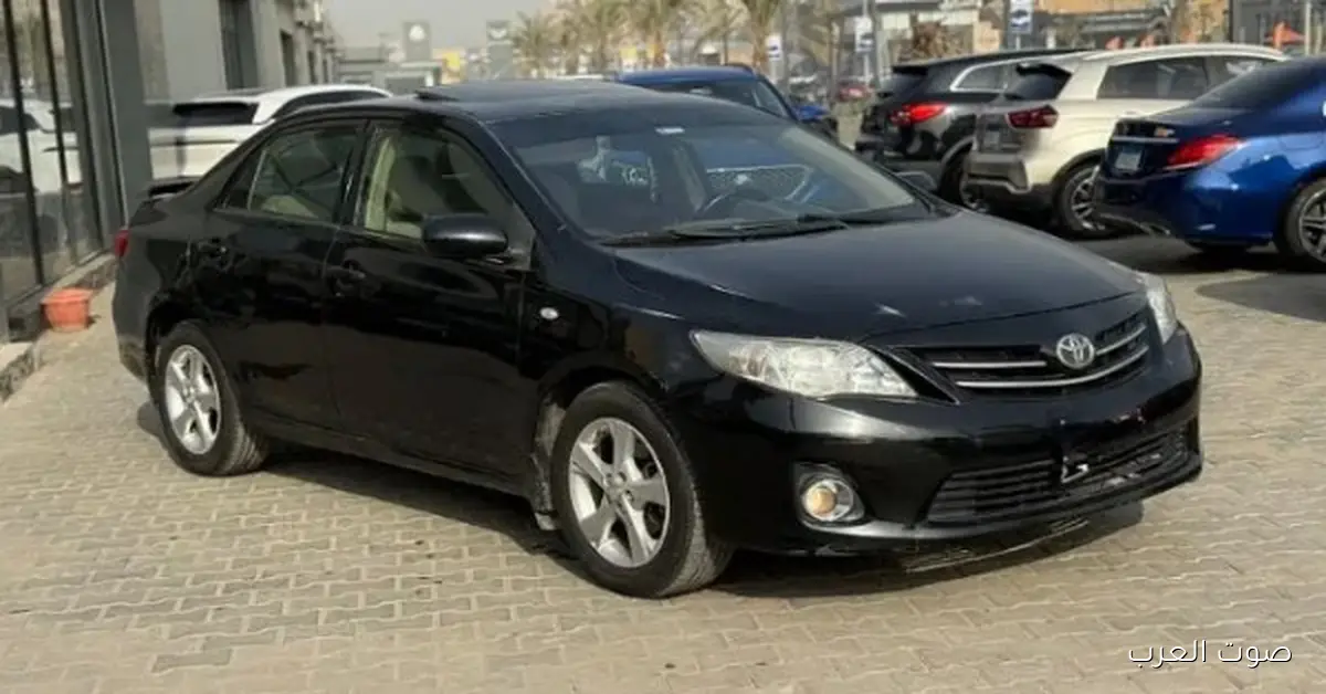 تويوتا كورولا أوتوماتيك بسعر 600 ألف جنيه