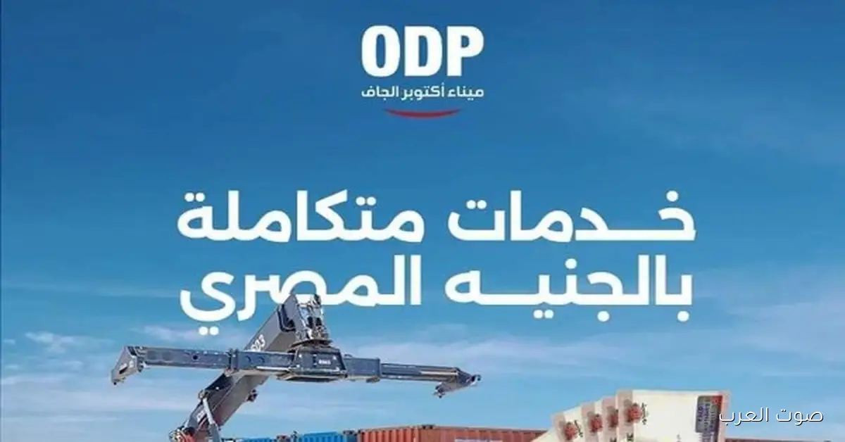 ميناء أكتوبر الجاف يبدأ يستقبل الواردات والصادرات عن طريق السكك الحديدية