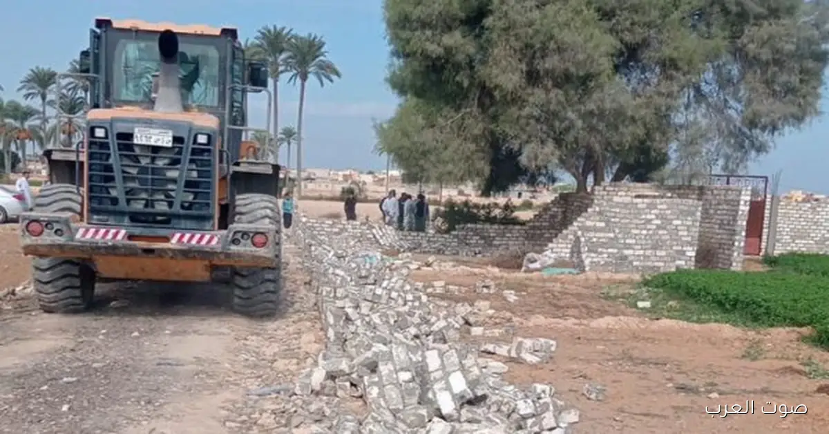 أجهزة مدن أكتوبر وبرج العرب والنوبارية الجديدة مستمرة في حملات مكافحة مخالفات البناء