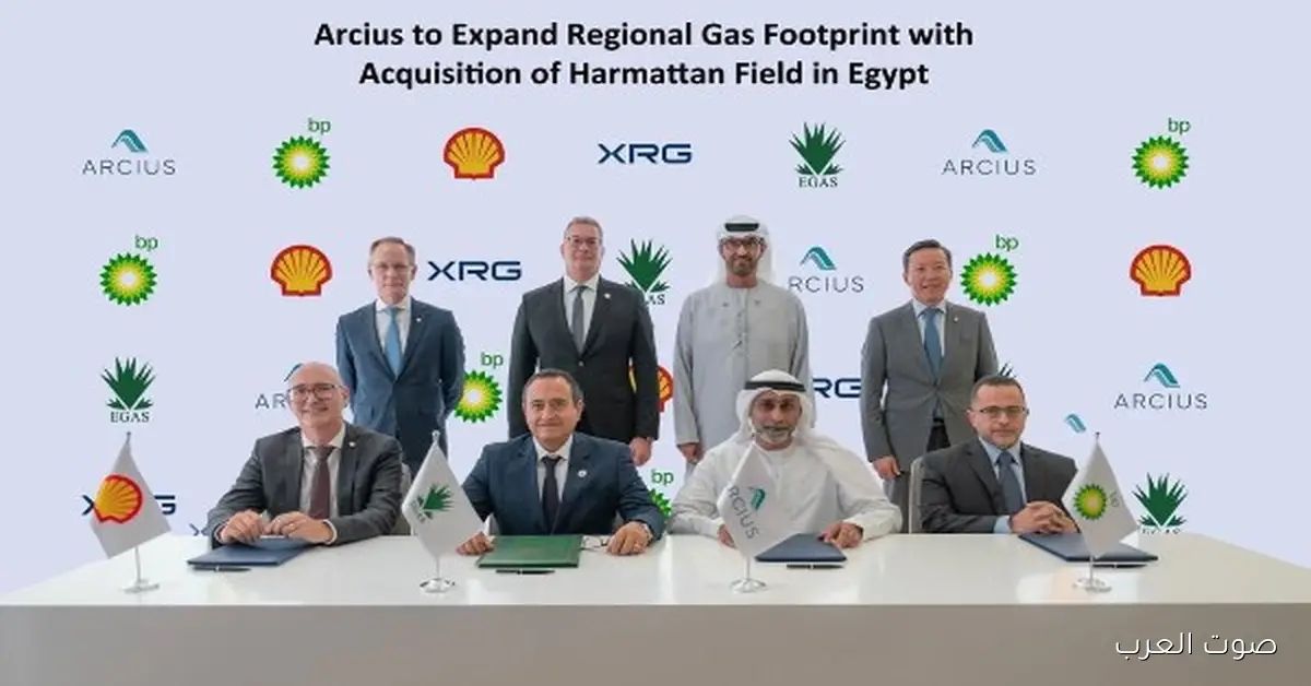 أركيوس تشتري حقل هارماتان في شرق المتوسط