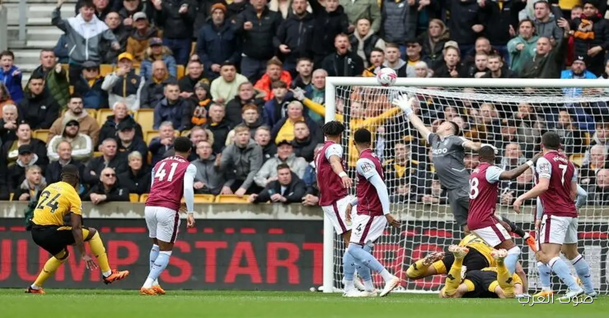 أستون فيلا يحقق فوز مهم على ليدز يونايتد بنتيجة 2-0 في الدوري الإنجليزي