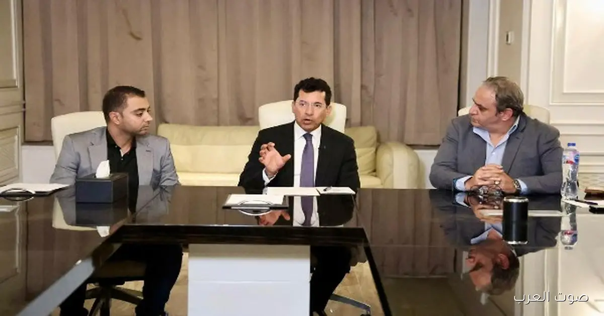 أشرف صبحي يكشف لصوت العرب عن خطة تطوير منتخبات مصر من الناشئين للقمة