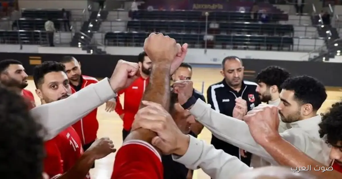 أهلي السلة يلعب مع سبورتنج في مباراة الإياب بنصف نهائي دوري المرتبط