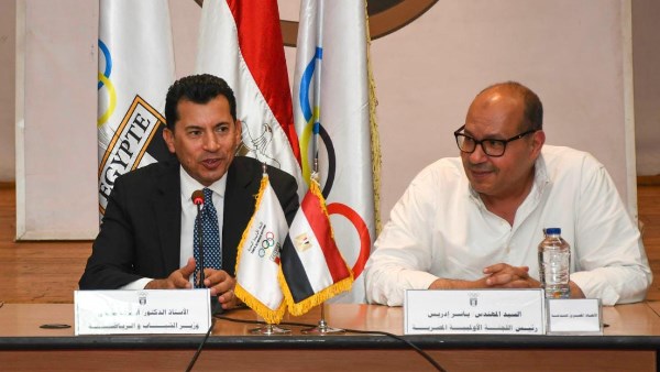 إدريس يشكر وزير الرياضة على دعمه للجنة الأولمبية والاتحادات لإنجاز البطولات في أجواء منظمة