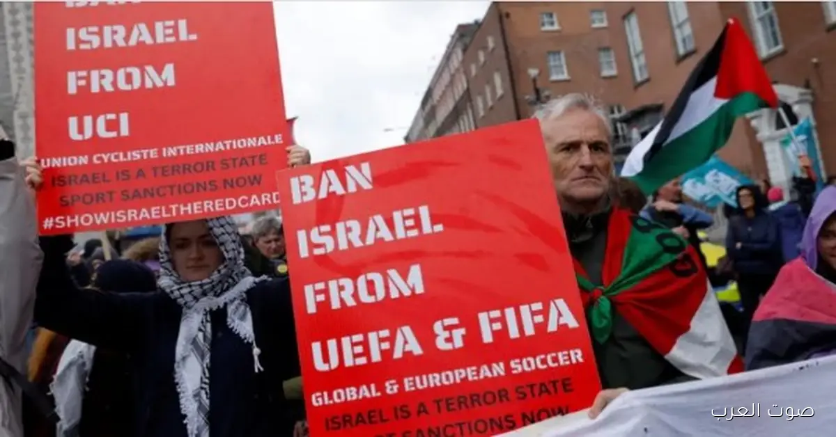 اتحاد كرة القدم الأيرلندي عايز يطلب من اليويفا يمنع إسرائيل من المشاركة في البطولات
