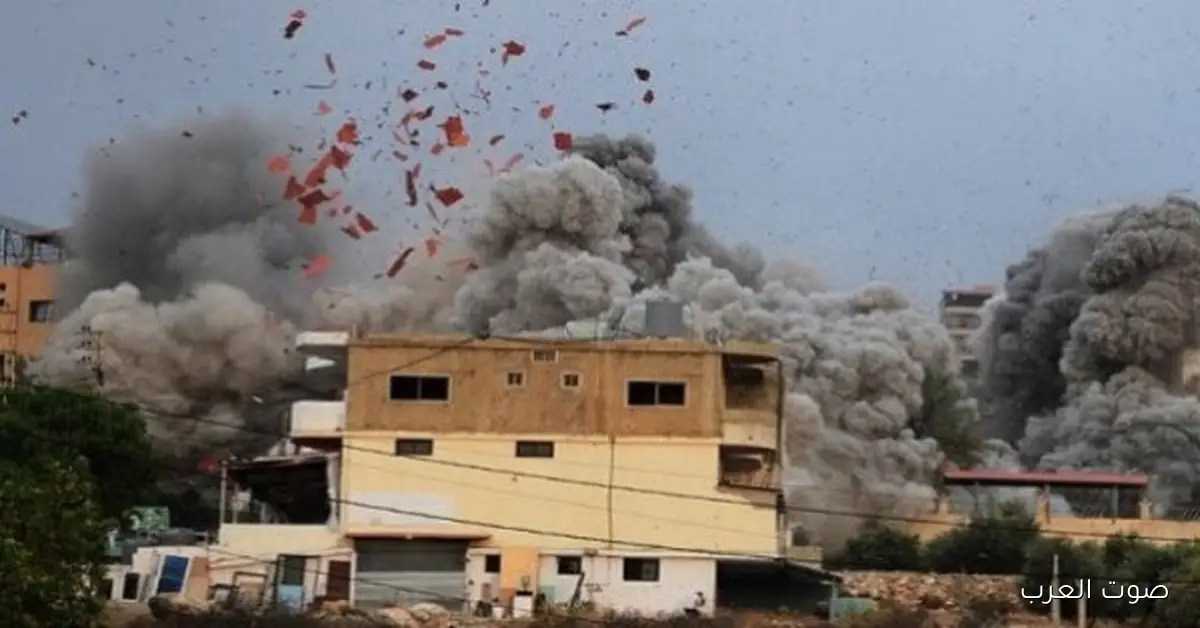 استشهاد 13 شخص في قصف الاحتلال الإسرائيلي على مخيم عين الحلوة