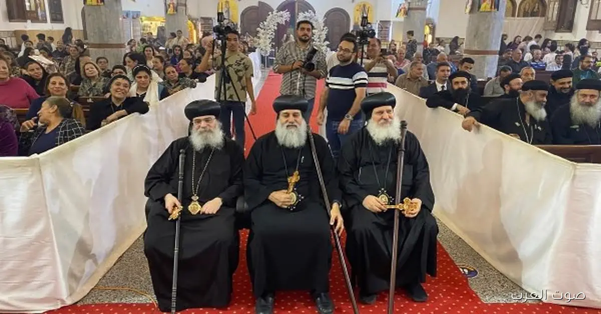 الأنبا أباكير يشارك في احتفالات عيد مارمينا بكفر الشيخ ويدلي بكلمة عن الشهادة للمسيح