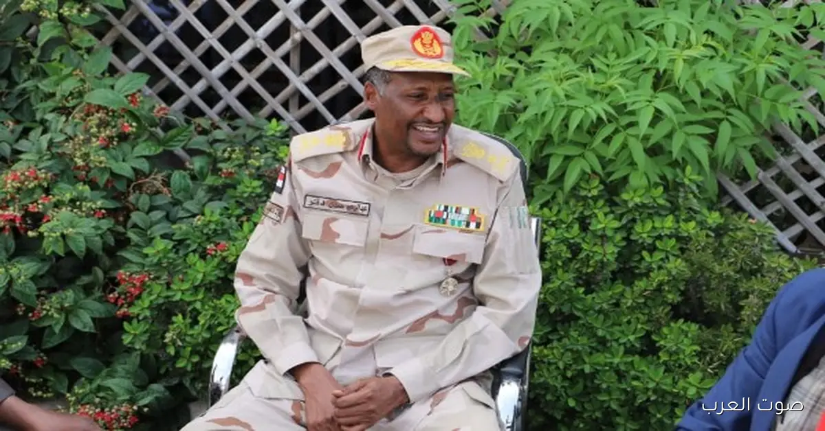 الاتحاد الأوروبي يفرض عقوبات على عبد الرحيم دقلو الرجل الثاني في الدعم السريع