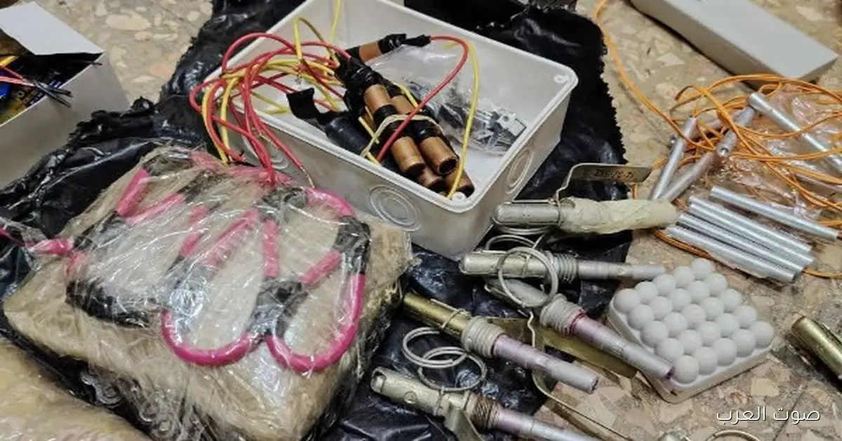 الداخلية السورية تضبط متفجرات وأسلحة متنوعة كانت جاهزة لعمليات إرهابية