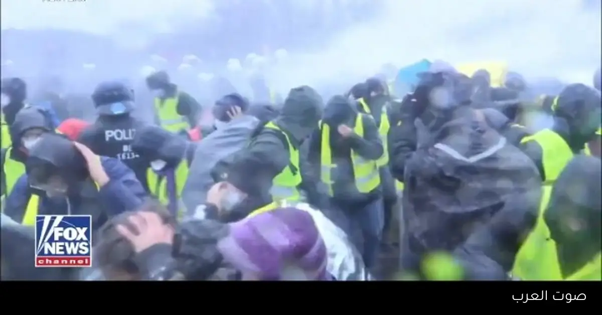 الشرطة الألمانية تستخدم رذاذ الفلفل ومدافع المياه لتفريق مظاهرات «أنتيفا» وتأجيل مؤتمر سياسي