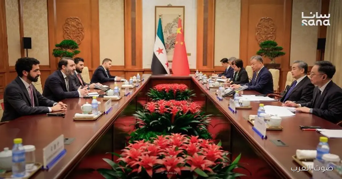 الصين مستعدة تساعد سوريا في تحقيق الاستقرار والأمن