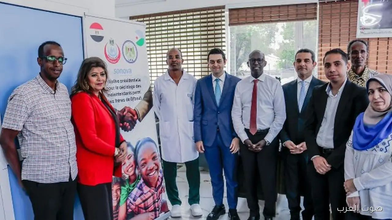 القافلة الطبية المصرية وصلت جيبوتي